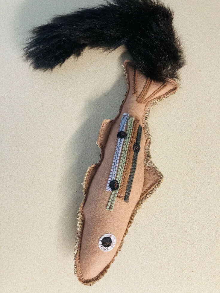 FunDiggityDog Brown Trout Dog Toy