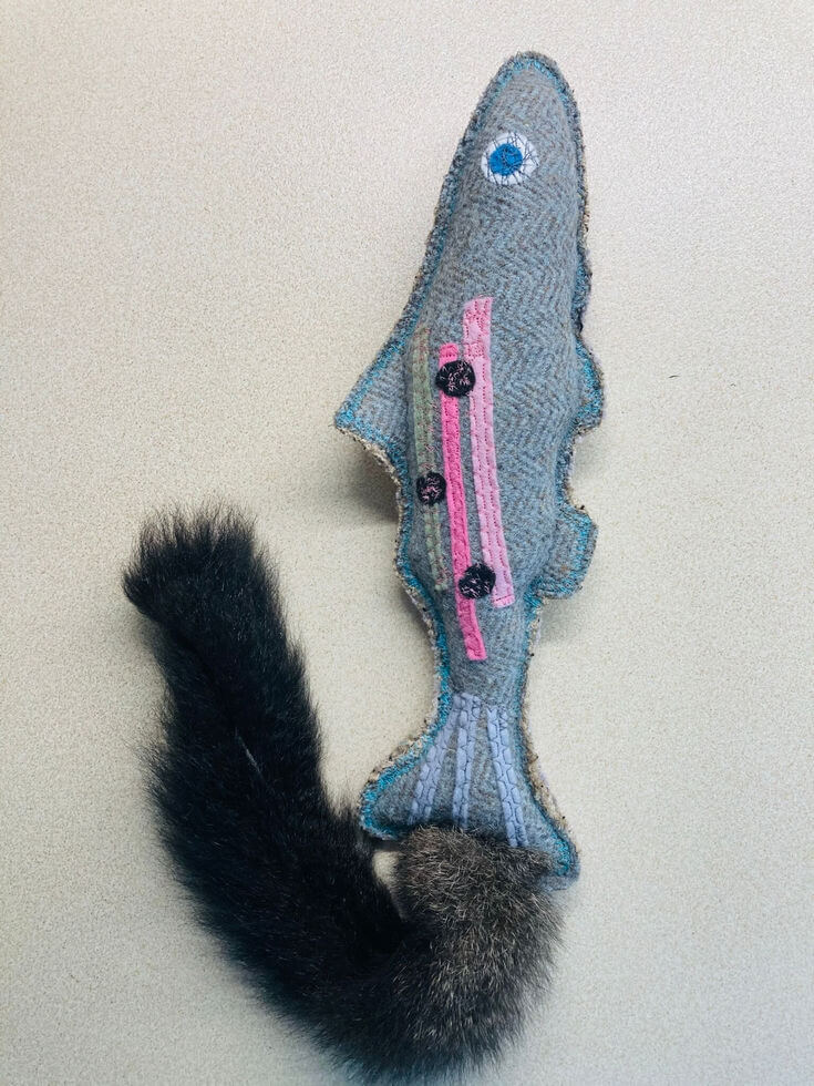 FunDiggityDog Rainbow Trout Pet Toy